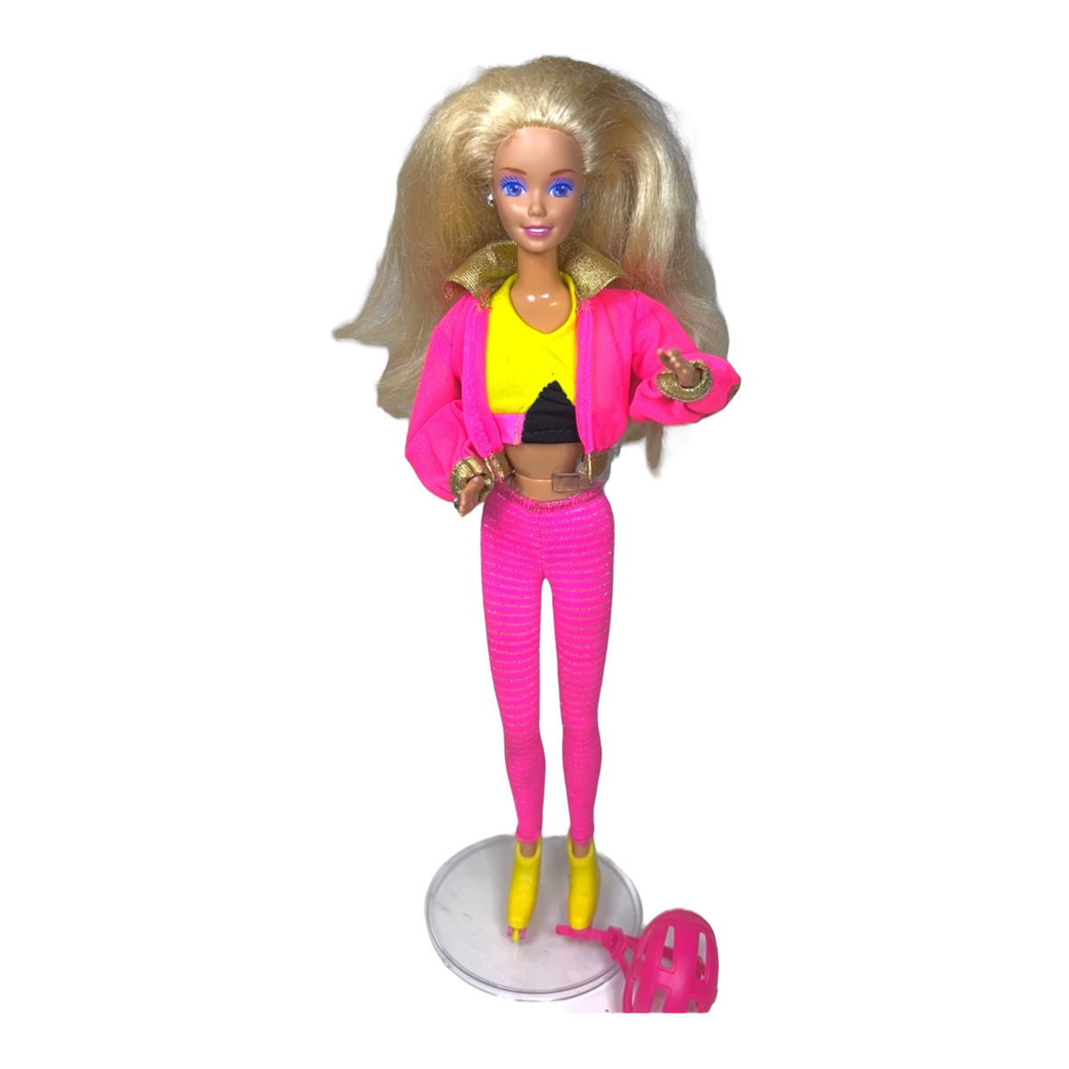 Vintage 1966 Retro Skating Barbie Doll Blonde Blue Eyes 11.5