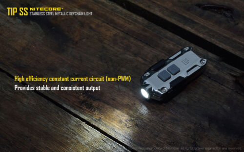 Linterna Llavero Nitecore Tip SS - 360 Lúmenes (Glaciar) con Cable USB y Clip - Imagen 10 de 10