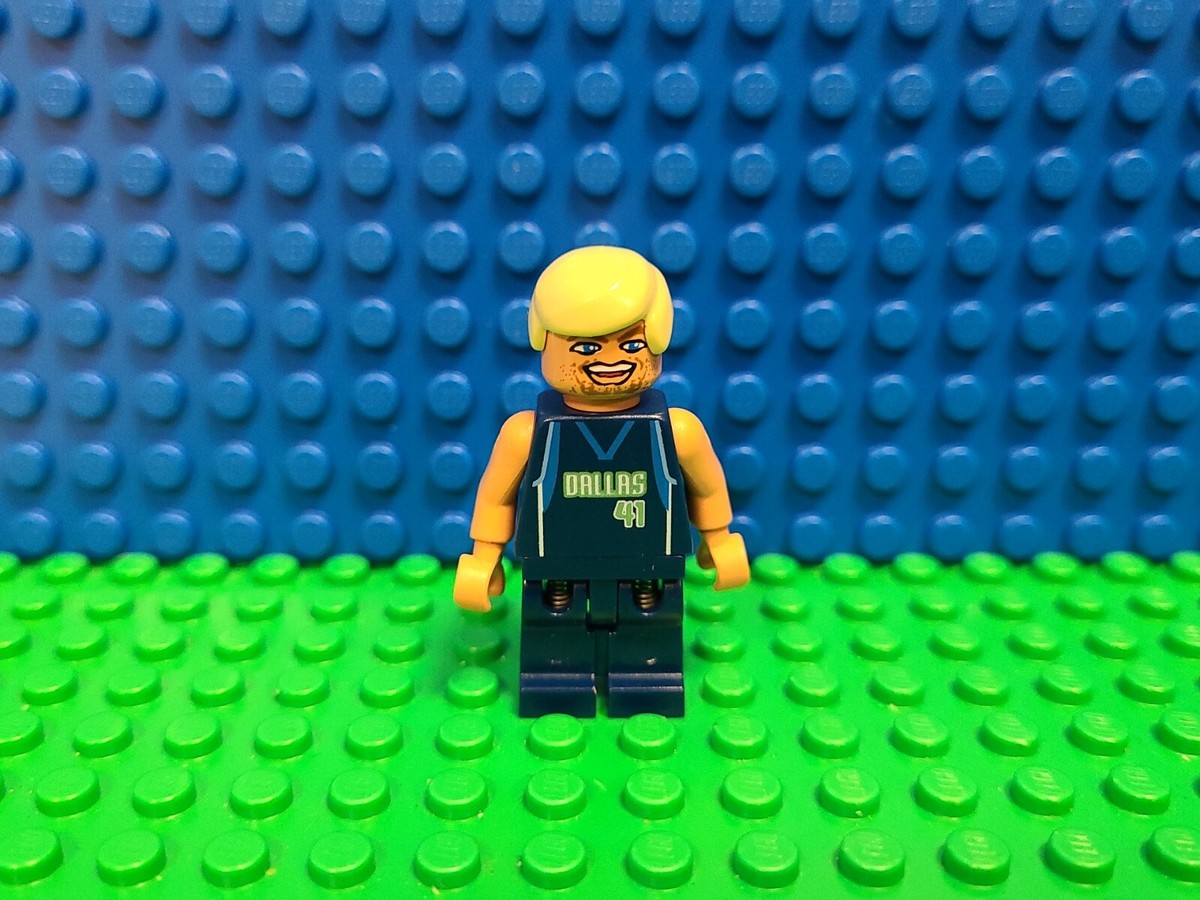 LEGO Dirk Nowitzki Minifigure #41 3562 3433 NBA Dallas Mavericks