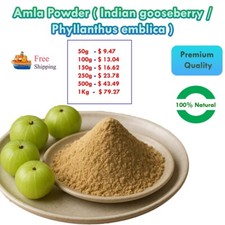 Amla Powder Indian Gooseberry Phyllanthus Emblica Ceylon Natural 100 Pure