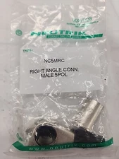 Neutrik NC5MRC RX Series 5-pin XLRM Right Angle Cable Connector