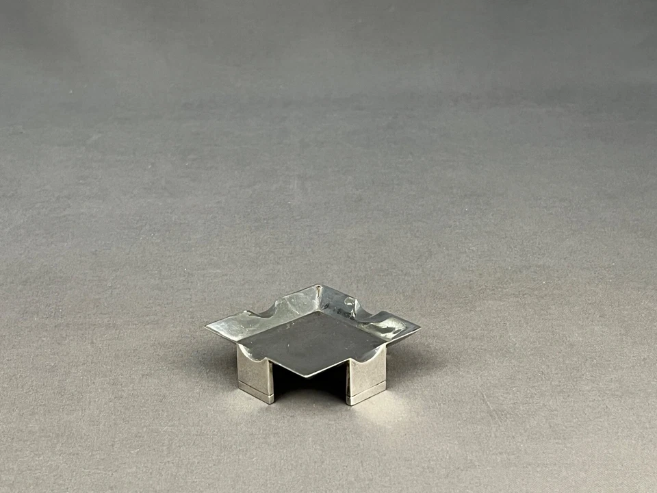 Receptor/bandeja(s) de ceniza de plata esterlina William Spratling c. 1949 Foto 2 de 4