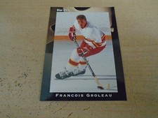 1991-92 STAR PICS 63 FRANCOIS GROLEAU SHAWINIGAN CATARACTES  QMJHL