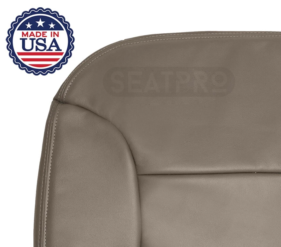 Juego de cubierta de asiento de repuesto de cuero para Chevy Tahoe/Suburban 1995-1999 tostado Foto 4 de 4