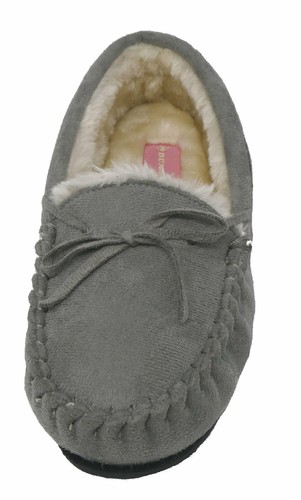 Dunlop, BETH Ladies Classic Moccasin Slippers Rubber Sole - £19.99 - POST FREE - Picture 4 of 31