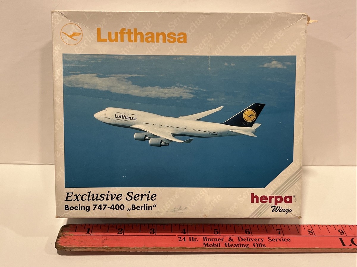 1:500 Herpa Lufthansa Berlin 2000 Airlines German Airways Boeing