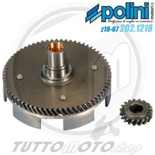 CAMPANA FRIZIONE POLINI z 18-67 DENTI ELICOIDALI VESPA PK 50 S XL RUSH N