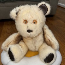 Fur Teddy Bear. Handmade Real Fur Teddy With Leather Paws