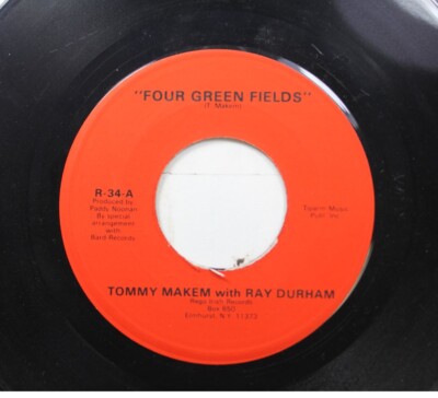 Country 45 Tommy Makem With Ray Durham - ''Four Green Fields'' / ''Come By The Hill