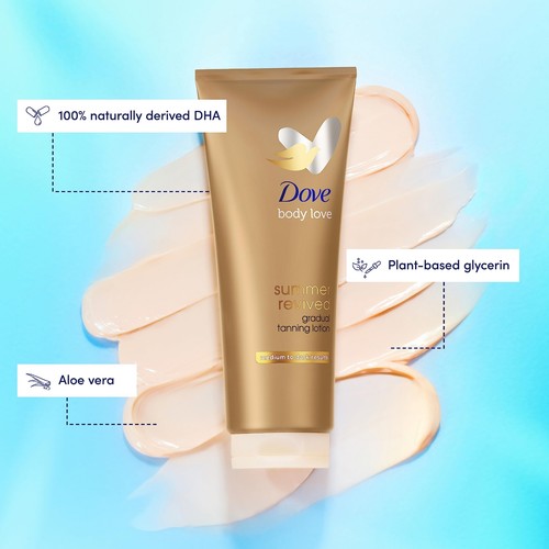 Dove Summer Revived Medium to Dark Gradual Tanning Lotion for a gradual tan - Picture 7 of 7