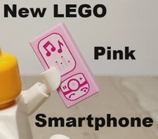 New LEGO Pink Cellphone Smartphone Phone Case MP3 Equalizer Music Playing