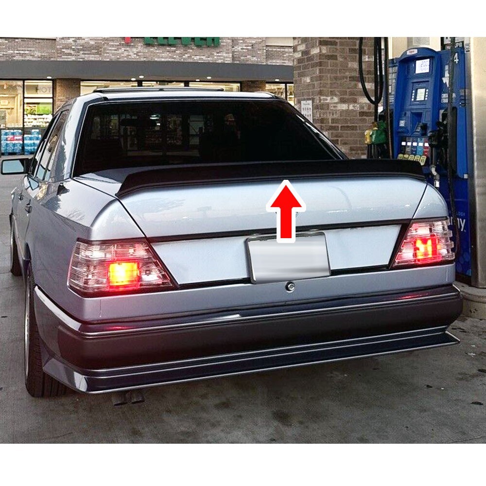 1986-1995 FOR Mercedes benz W124 Sedan L Type Trunk Lip Spoiler