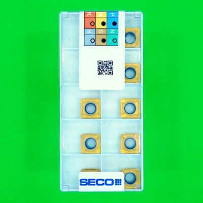 SECO SCET120612T-ME10  F40M  Wendeschneidplatten 10 Stück NEU - Bild 1 von 4