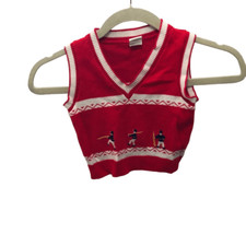Sweater Vest Vintage Toy Soldiers 12 Month Toddler Infant Ugly Sweater