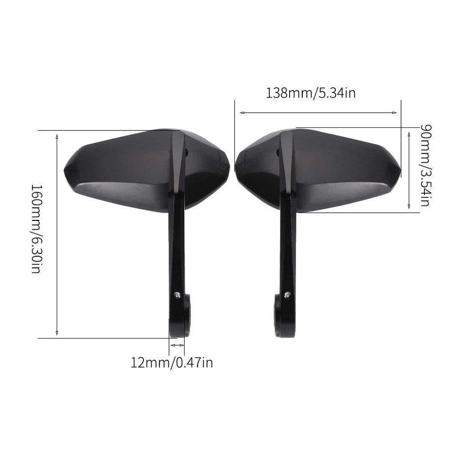 Espejos retrovisores laterales manillar espejos retrovisores para BMW C400X C 400 GT 2018-2024 Foto 2 de 4