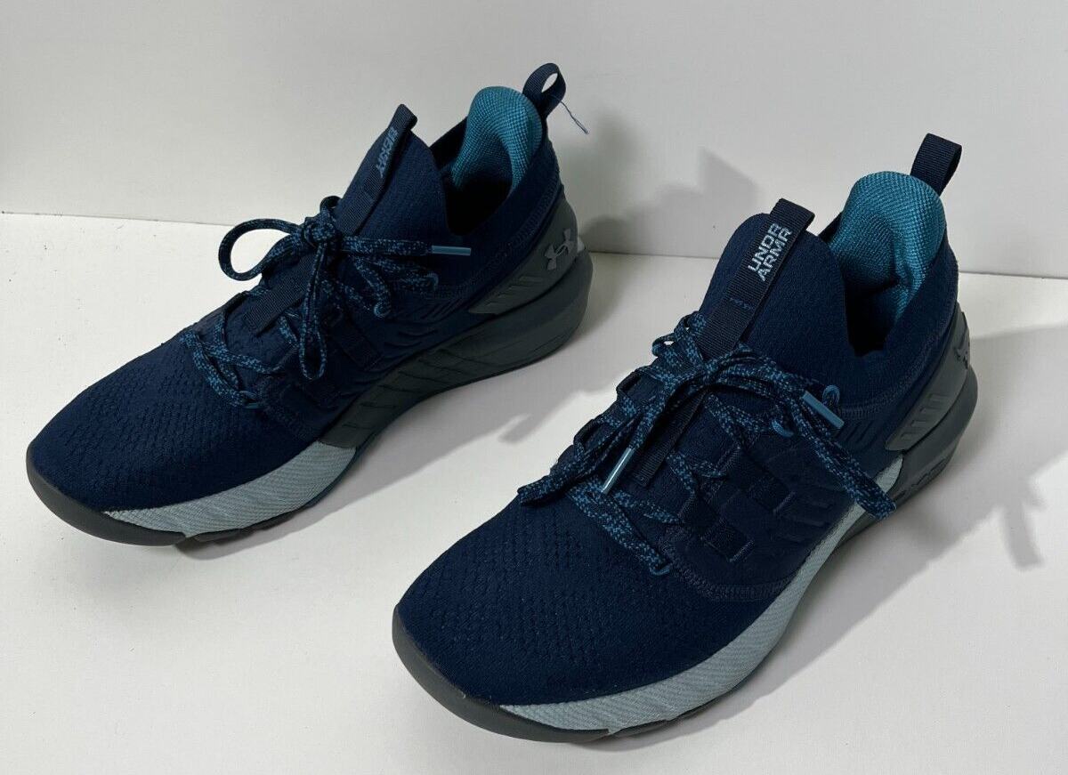 Under Armour Men's 11.5 Project Rock 3 Training Shoes Blue Marine