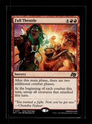 FULL THROTTLE Aetherdrift #127 DFT(NM+)(MTG)