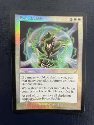力場の泡/Force Bubble 英語 foil MTG FOIL SCOURGE FORCE BUBBLE NM MAGIC THE GATHERING WHITE RARE