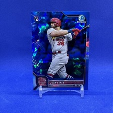Juan Yepez 2022 Bowman Sapphire Refractor Rookie Card RC St. Louis Cardinals #26