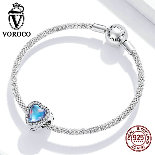 S925 Sterling Silver Charms Beads Fit Women Bracelet Chain Necklace Diy Jewelry - Picture 200 of 477