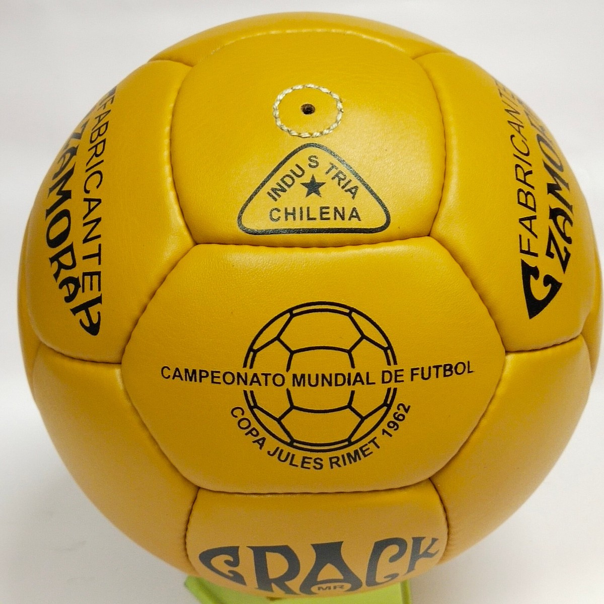 New CRACK MANUFACTURER ZAMORA 100% Leather Football Match Football