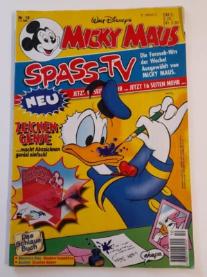 Micky Maus Heft Nr. 10 2.3.1995 Walt Disney Egmont Ehapa Verlag GmbH - Bild 1 von 2
