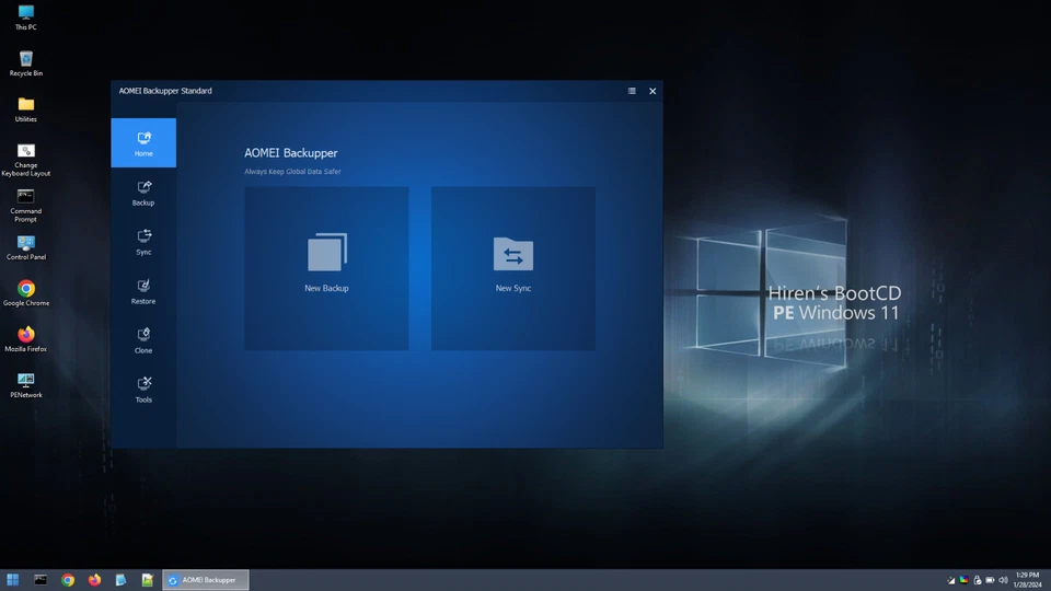 Herramientas de recuperación de reparación de PC Hiren's Boot contraseña antivirus computadora portátil utilidad de reparación Foto 3 de 4
