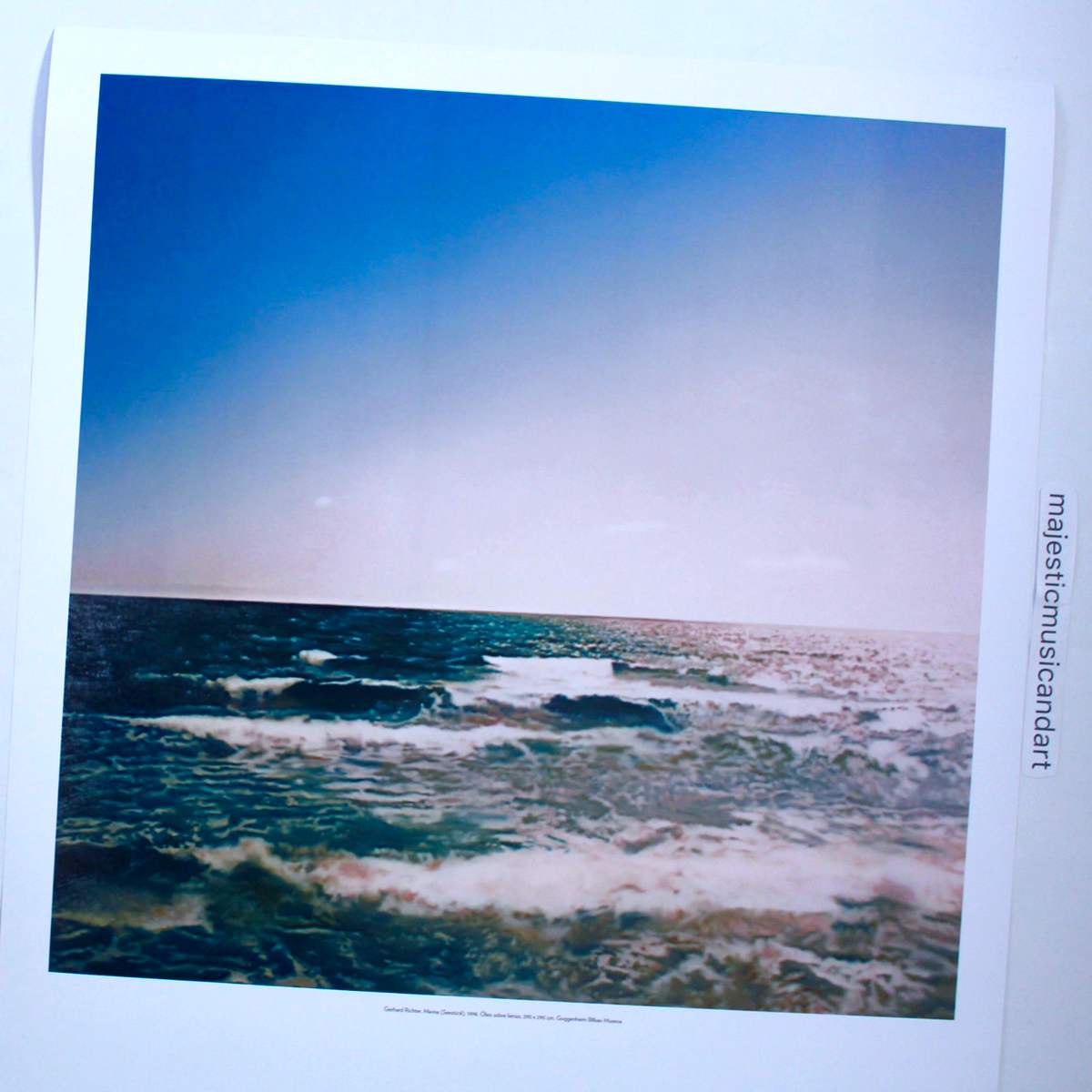 GERHARD RICHTER SEASCAPE 1998 ORIGINAL EXHIBITION POSTER | eBay