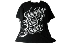 Famous Stars & Straps T-Shirt Punk Hip Hop Brand Street Wear M 