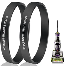 2 Pack Vacuum Belts Replacement for Bissell ProHeat 2X Revolution Pet Carpet Cle