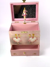 Enchantmints Childrens Jewelry Box with Dancing Ballerina & Swan Lake Music