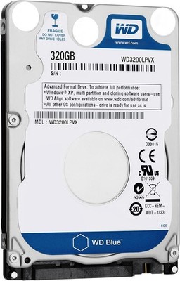 Western Digital Blue WD3200BPVT 320GB 2.5'' Sata Hard Drive
