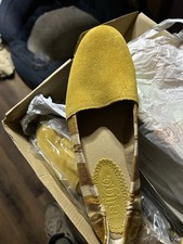 Ballerine Latino Bettie SAFR taglia 8,5 nuove con scatola oro scamosciato Sundance