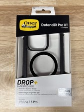 OtterBox Defender Pro XT MagSafe Case for iPhone 15 Pro - Dark Side Black/Clear