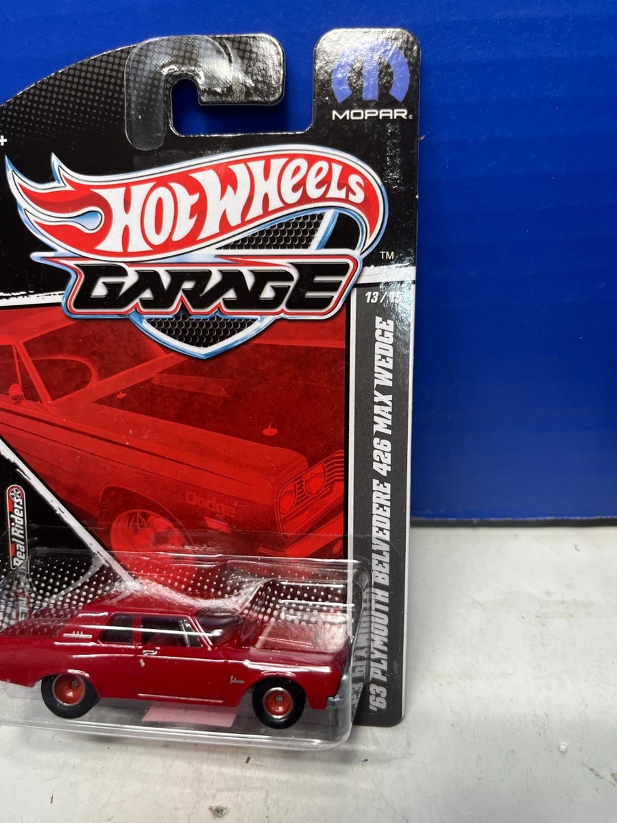 1/64 HOT WHEELS GARAGE REAL RIDERS 13/15 63 PLYMOUTH BELVEDERE 426