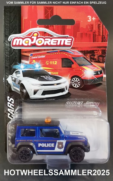 "Majorette S.O.S. Cars \"Suzuki Jimmy\" Ovp UngeÖFfnet Neu Farbe Blau"-image