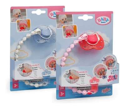 ZAPF CREATION Baby Born Magic Schnuller mit Clip Puppen Zubehör eine Lieferung @ zufällig