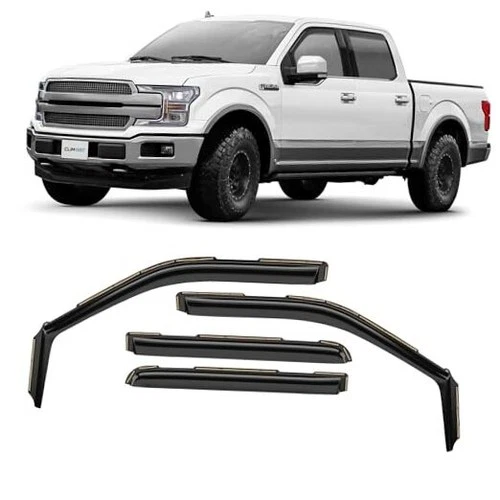  in-Channel Incredibly Durable Rain Guards for Ford F150 2015 For F150 15-20