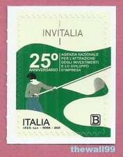 ITALIA 2025   Agenzia Investimenti e Sviluppo   FRANCOBOLLO SINGOLO