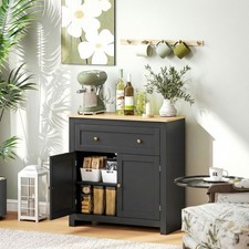 Sideboard Storage Cabinet with Adjustable Shelf, Drawer
