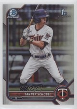 2022 Bowman Draft Chrome Refractor Tanner Schobel #BDC-28 16xg
