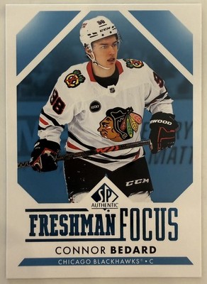2023-24 Sp Authentic - Freshman Focus Connor Bedard #FF-1 Blue (RC)