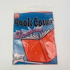 Sealed Standard Stretchable Book Cover Reusable Washable Target Brands Orange