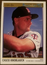 Carte Baseball Chuck Knoblauch
