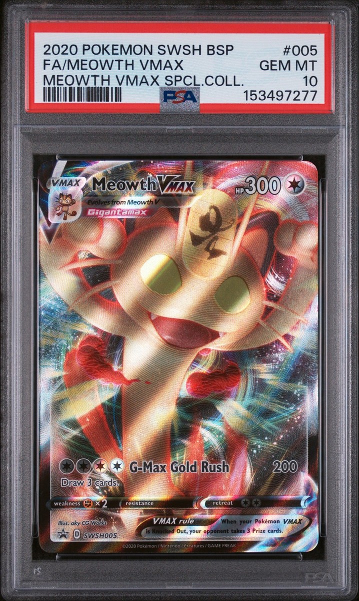 meowth vmax pokemon card Special Collection Draw a card Meowth Vmax Pokemon | Mercari