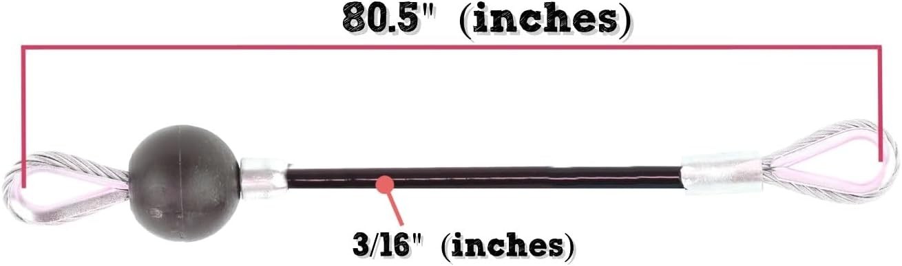 2 x 80" Long Replacement Cables (w/hooks) For Bowflex Xtreme / Xceed Gyms - PAIR