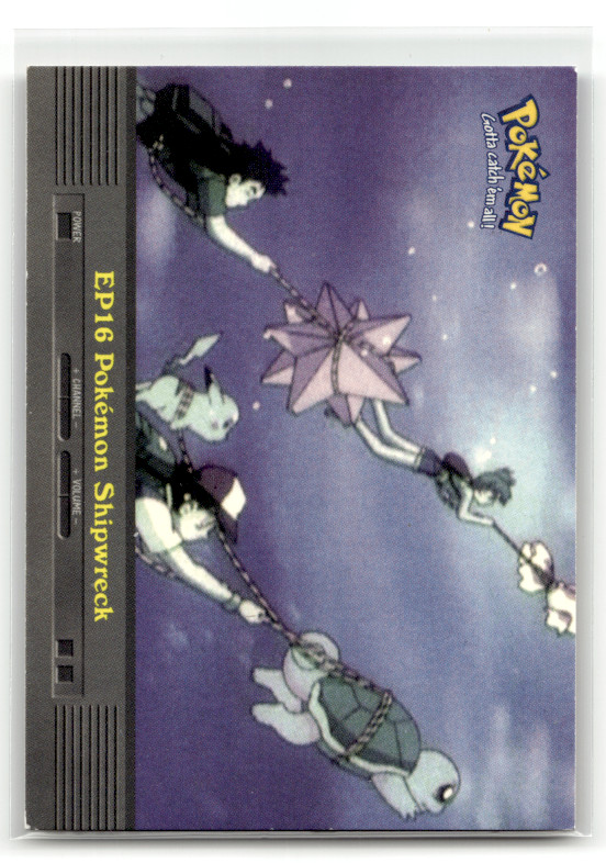 Pokemon Shipwreck EP16 1999 Topps TV Animation Edition Card