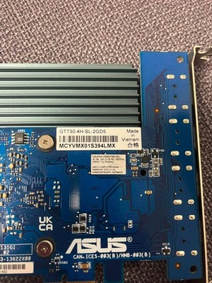 ASUS GeForce GT 730 2 GB GDDR5 Grafikkarte   Passiv gekühlt, 4× HDMI