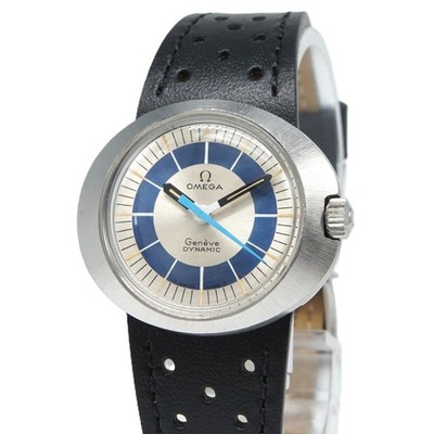 Vintage OMEGA Geneve Dynamic TOOL102 165.039 Silver 30mm Auto Women's Watch Z325