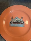 2 Warner Bros 1994 Drive In Or Drop By Luncheonette Pink Plates — photo 5